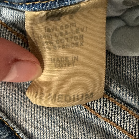 Levi’s Women’s 515 Light Wash Blue Cotton Boot Cut Denim Jeans - Picture 8 of 8